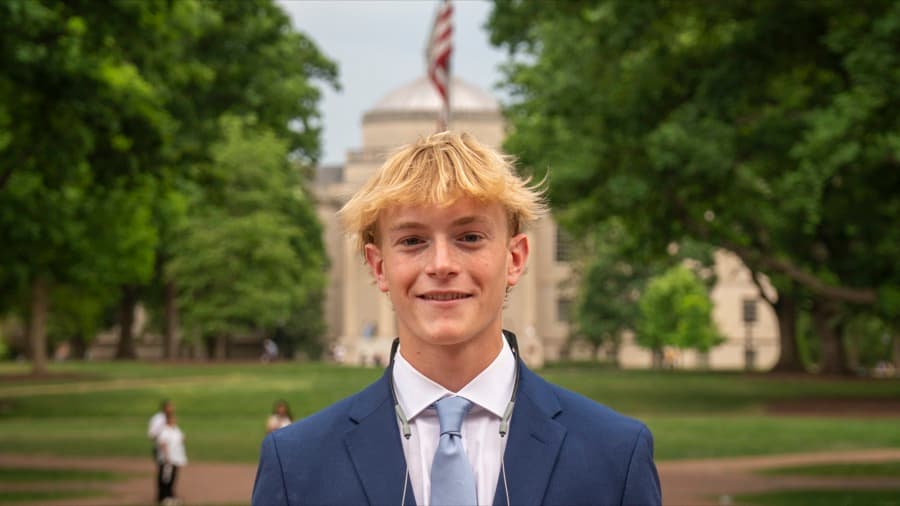 Cooper Uhl, R&D technician.